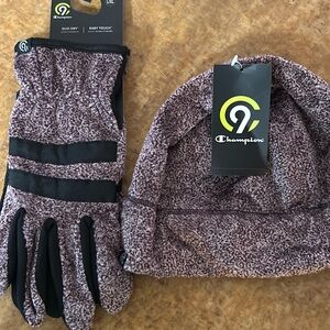 Fleece Hat and Gloves